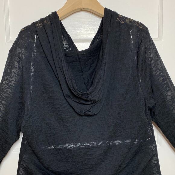 Lightweight Hoodie Womens XL Beach Hawaii Grunge Layering Lounge Maui Vacation - Picture 12 of 13